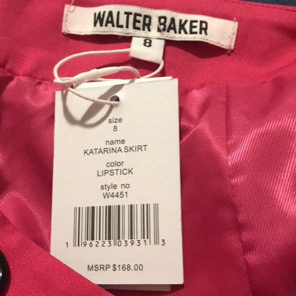 NWT Walter Baker Katarina Pink Skirt size 8 - Picture 4 of 5